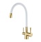 Смеситель для кухни Lemark Comfort LM3075G-White с гибким изливом - 0