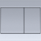 Кнопка смыва Акватек KDI-0000011 матовый хром - 0
