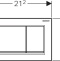 Кнопка смыва Geberit Omega 30 115.080.KJ.1 белая/хром - 3