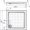 Поддон для душа Vincea VST-3AS-1010 100x100 - 1