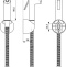BD125AA Set ALPHA 4 в 1 (A7184AA + B961368AA + A2403AA + BC807AA ) смеситель для душа - 3