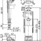 Наливной механизм AlcaPlast  (SA2000S 1/2) SA2000S 1/2