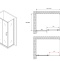 Душевой уголок Abber Schwarzer Diamant 150x60 профиль хром стекло прозрачное AG301505-S605 - 3