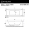 Акриловая ванна Whitecross Savia Duo 170х80 белая хром с гидромассажем 0103.170080.100.RELAX.CR - 1