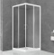 Душевой уголок Royal Bath HPD 110x120 профиль белый стекло прозрачное RB12110HPD-T - 1