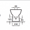 Биде напольное Jacob Delafon Patio EBB0002 EBB0002-00 - 1