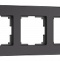 Рамка на 3 поста Werkel Senso черный soft-touch W0033108 - 1