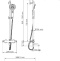 Душевая стойка Wasserkraft Thermo хром A18801 - 4