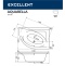 Ванна акриловая Excellent Aquaria Smart 150x100 R с гидромассажем белый - золото WAEX.ARP15.SMART.GL - 8