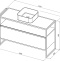 1.31004.WM PRIORITY Тумба 120, white matt (274309) - 1