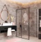 Душевой уголок Wasserkraft Dill 120x80 профиль черный матовый стекло прозрачное 61S06 - 2