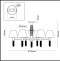 Потолочная люстра Lumion Neoclassi Vanessa 4514/6C - 5