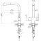 Смеситель Timo Saona 2346/03FL для кухонной мойки, черный - 1