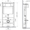 Система инсталляции для унитазов SantiLine SL-01 с овальной кнопкой смыва - 2
