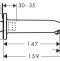 Излив Hansgrohe E/S 13414000 для ванны - 2