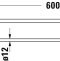 Полка Duravit Starck T 0099441000 для полотенец, хром - 2