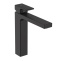 Смеситель для раковины Hansgrohe Vernis Shape с донным клапаном чёрный матовый 71562670 - 0