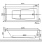 Ванна акриловая WHITECROSS Wave Soft 150x70 с гидромассажем белый - бронза 0101.150070.100.SOFT.BR - 6