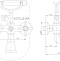 Смеситель для ванны Rav Slezak Morava бронза  MK159.5/2SM - 1