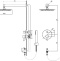 Душевой комплект RGW Shower Panels SP-52 B 21140852-04 - 1