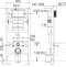 Система инсталляции для унитазов Ceramica Nova Envision с кнопкой Round хром CN1001CH - 2
