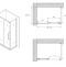 Душевой уголок Abber Schwarzer Diamant 100x90 профиль черный стекло матовое AG30100BMH-S90BM-S90BM - 9