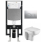Комплект Weltwasser AMBERG 497 + KEHLBACH 004 GL-WT + AMBERG RD-CR  10000006628 - 0