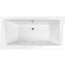 Акриловая ванна Whitecross Savia Duo 170х80 белая хром с гидромассажем 0103.170080.100.RELAX.CR - 0