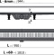 Душевой лоток AlcaPlast APZ10-Simple 950M с решеткой и опорами APZ10-950M - 2