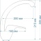 Смеситель для кухонной мойки Seaman SSC-801 бежевый  SSC-801-Бежевый - 1