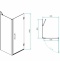 Душевой уголок RGW Passage PA-36-1B 90x90 профиль черный стекло прозрачное 410836199-014 - 2