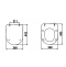 Сиденье для унитаза Creavit Duck KC0903.01.1400E Черное матовое с микролифтом - 2