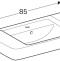 122185000 Renova Nr.1 Plan Раковина мебельная, с отв., с переливом 850x480 мм - 4