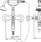 Смеситель для ванны Cezares MARGOT бронза  MARGOT-VDPS2-02-Bi - 2