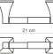 Держатель туалетной бумаги Wasserkraft Wern K-2522 - 2