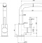 Смеситель Paulmark Kassel для кухонной мойки, антрацит Ka214311-401TB - 3