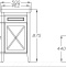 Тумба для комплекта Opadiris Палермо 50 R светлый орех 00-00002360 - 5