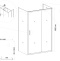 Душевой уголок Veconi Rovigo RV-046B 140x110, черный - 2