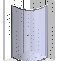 Душевой уголок Royal Bath HPD 100x90 профиль хром стекло прозрачное RB9100HPD-T-CH - 1