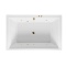 Ванна акриловая Excellent Crown Lux Soft 190х120 с гидромассажем белый - золото WAEX.CRO19.SOFT.GL - 0