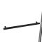 Душевой уголок Vincea Slim Soft 100х90 профиль черный стекло прозрачное  VSR-1SS9010CLB - 6