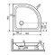 Душевой поддон Rgw  100x100 см  16180400-11 - 1