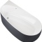 Акриловая ванна Allen Brau Priority 170x80 2.31002.20/AM белый глянец (панель антрацит) - 0