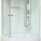 Душевая кабина Royal Bath 100x80 R стекло прозрачное задняя стенка белая RB8100BP5-WT-R - 0