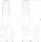 Уличный настенный светодиодный светильник Elektrostandard Isida 35165/U серый a062883 - 2