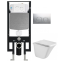 Комплект Weltwasser AMBERG 497 + ROTBACH 004 GL-WT + AMBERG RD-CR  10000006656 - 0