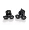 Душевой уголок ABBER Schwarzer Diamant 100х100 профиль черный  AG02100BH-S100B - 2
