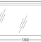 EB1419-NF PARALLEL Зеркало 130 см со светодиодной подстветкой, антизапотевание - 1