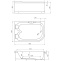 Ванна акриловая Royal Bath Norway De Luxe 180х120 L с гидромассажем белый RB331100DL-L - 1