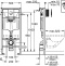 Комплект Система инсталляции для унитазов Grohe Rapid SL 38750001 4 в 1 с кнопкой смыва + Крышка-сиденье Roca Meridian 8012A2004 с микролифтом - 7